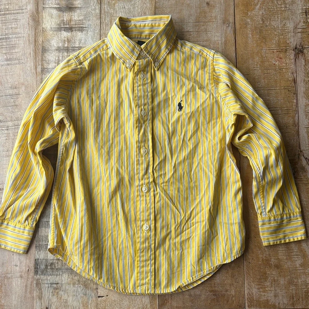 Ralph Lauren Boys Striped Shirt size 4